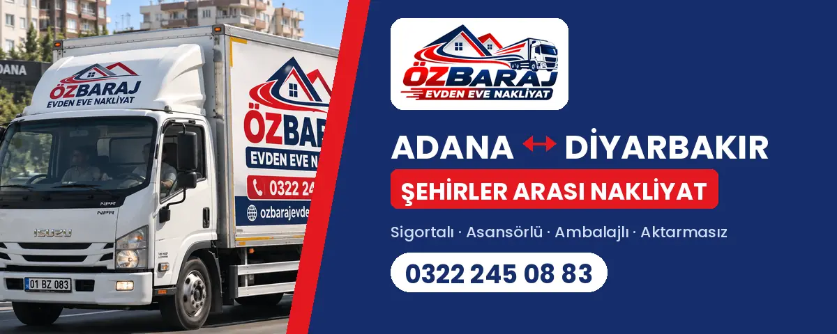 Adana Diyarbakır evden eve nakliyat