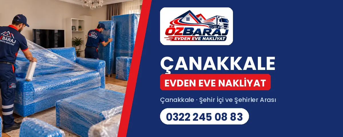 Çanakkale evden eve nakliyat