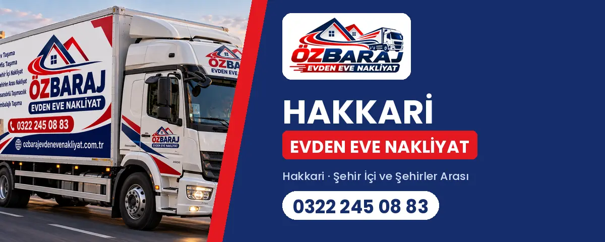 Hakkari evden eve nakliyat