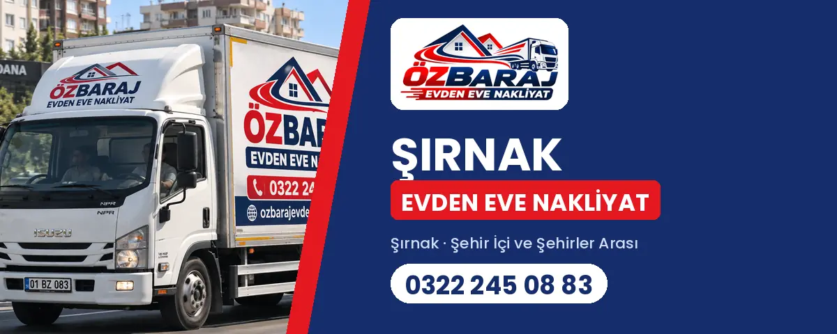 Şırnak evden eve nakliyat